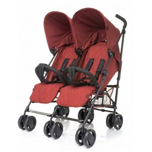 4B WÓZEK SPAC. TWINS RED